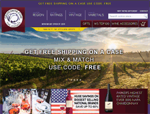 Tablet Screenshot of grapeswine.com